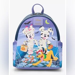 Loungefly Disney Classic Mickey and Friends Halloween Theme Mini Backpack